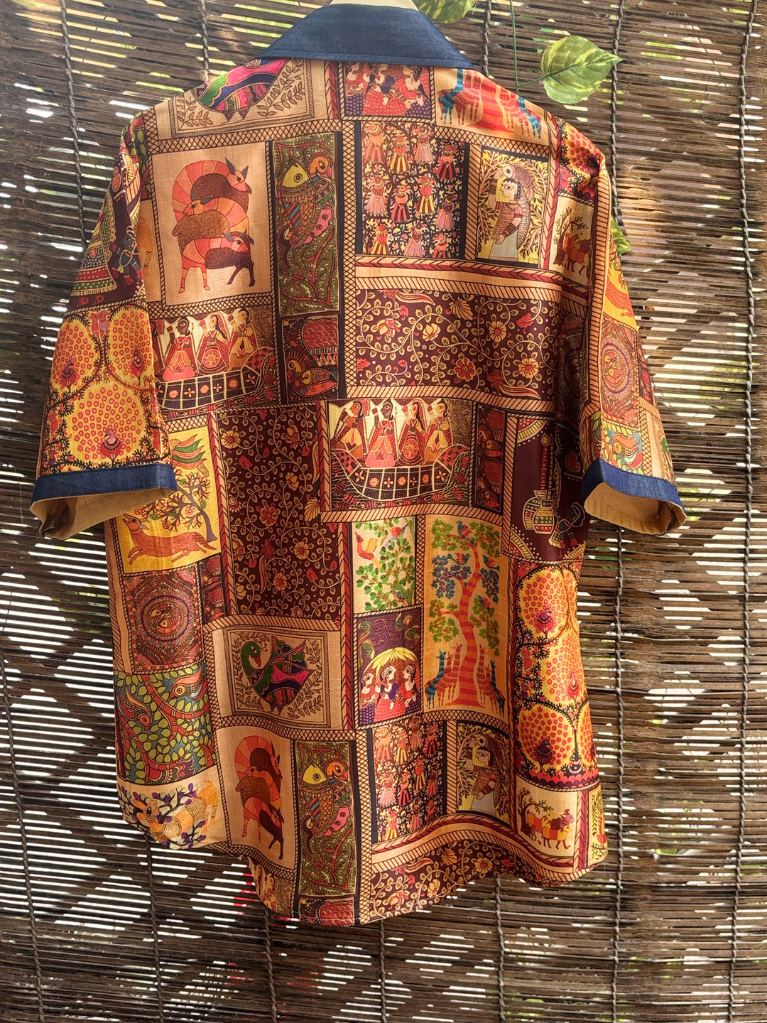 Madhubani Silk Shirt