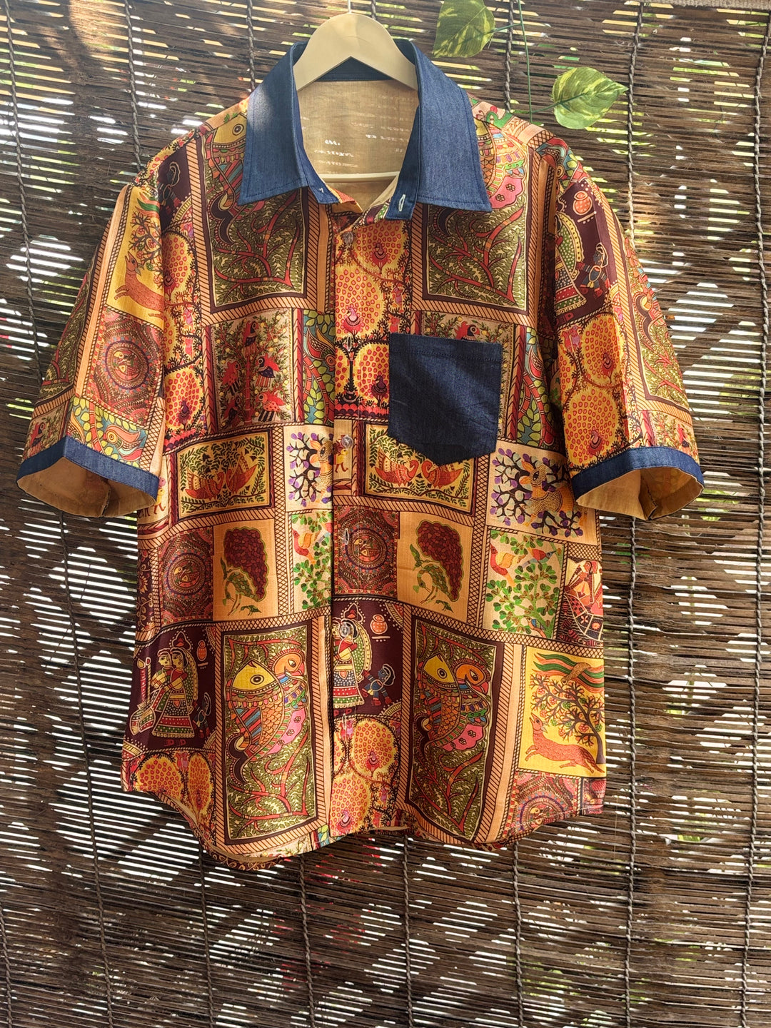 Madhubani Silk Shirt
