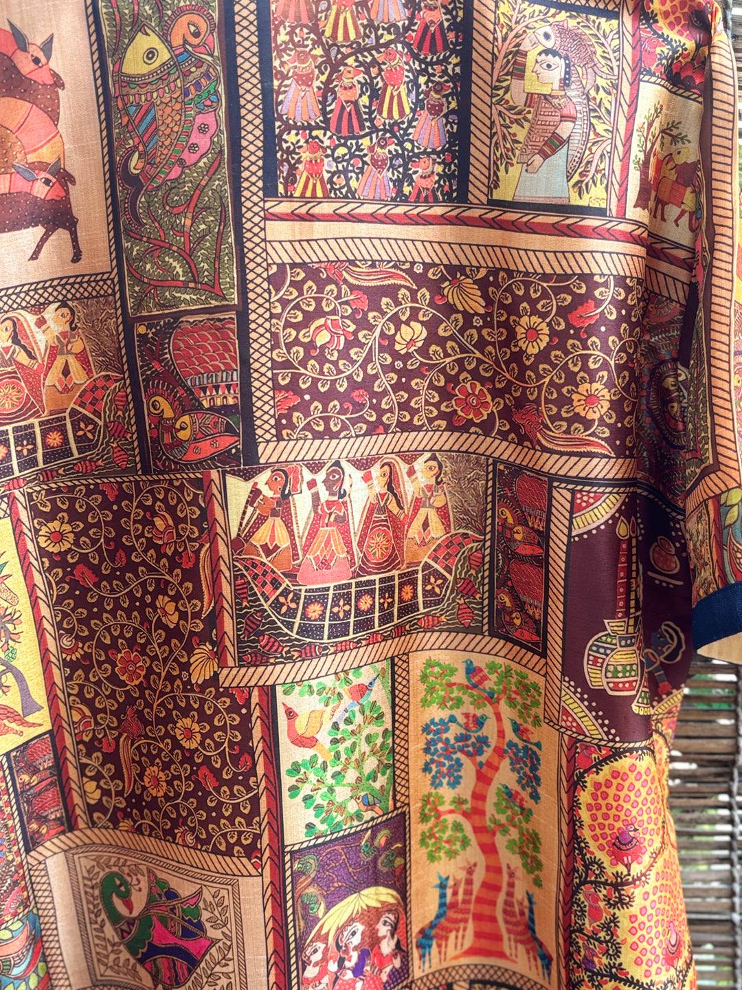 Madhubani Silk Shirt