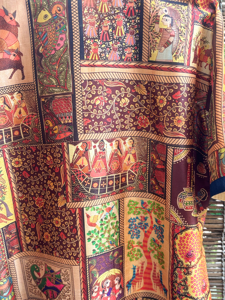 Madhubani Silk Shirt