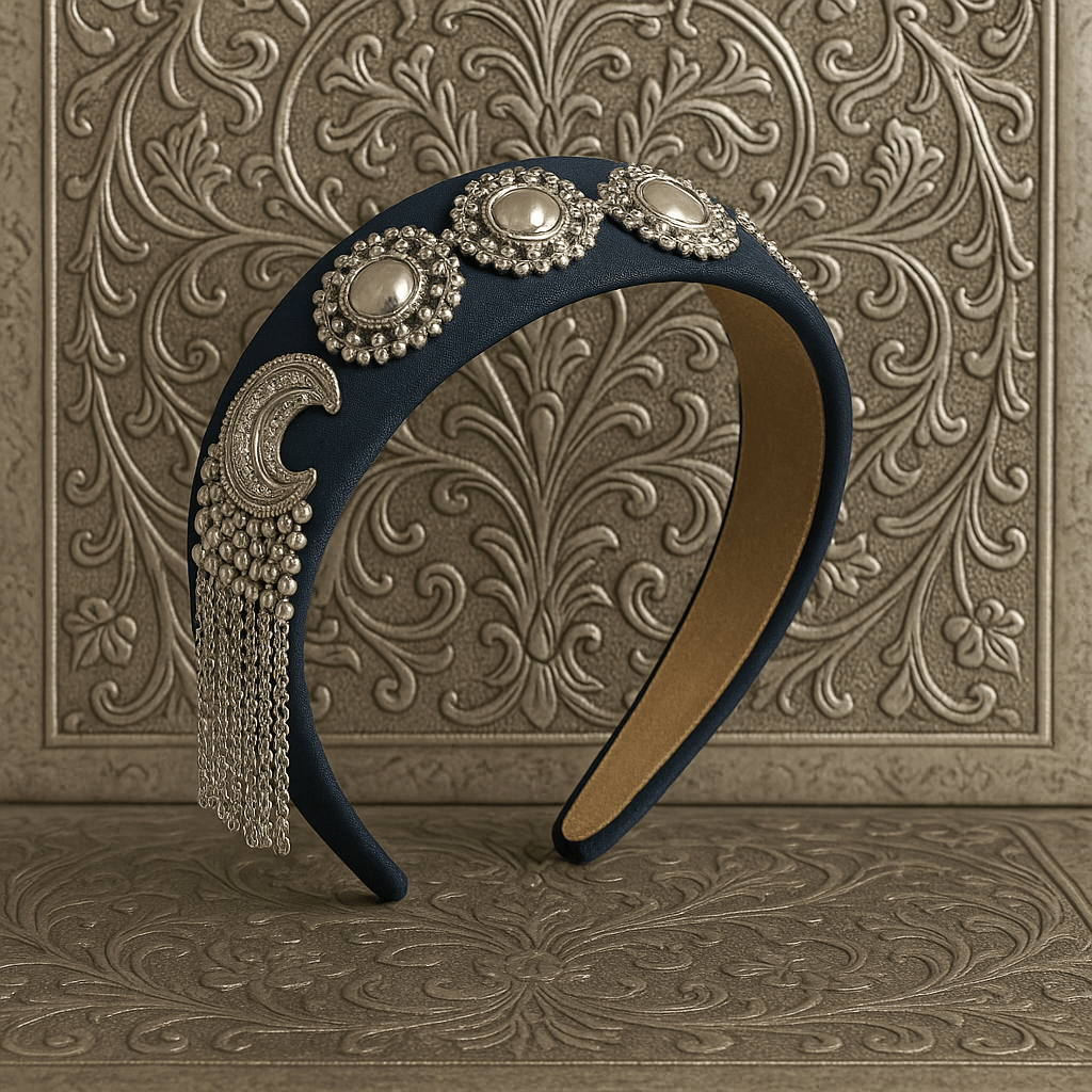 Afghani Embellished Headband - banjaratrail
