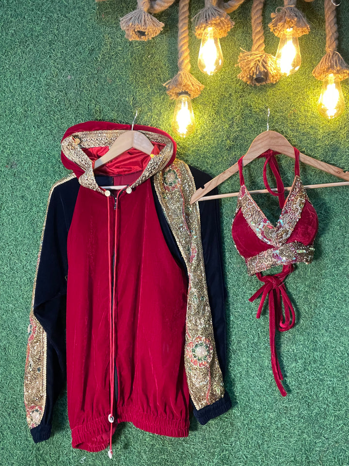 Hoodie & bralette set - banjaratrail