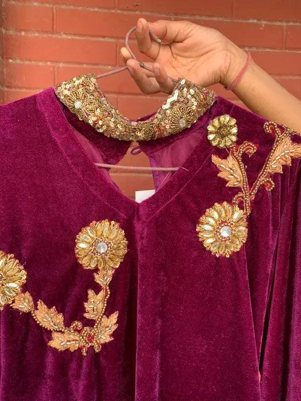 Velvet choker top - banjaratrail