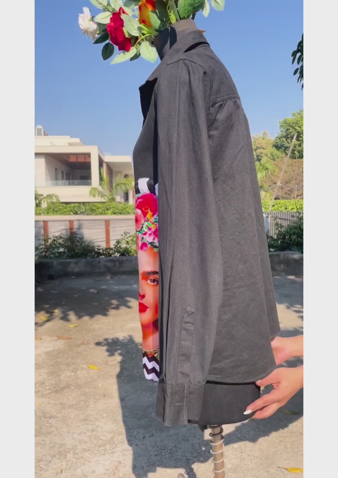 Frida Kahlo Embellished Shirt