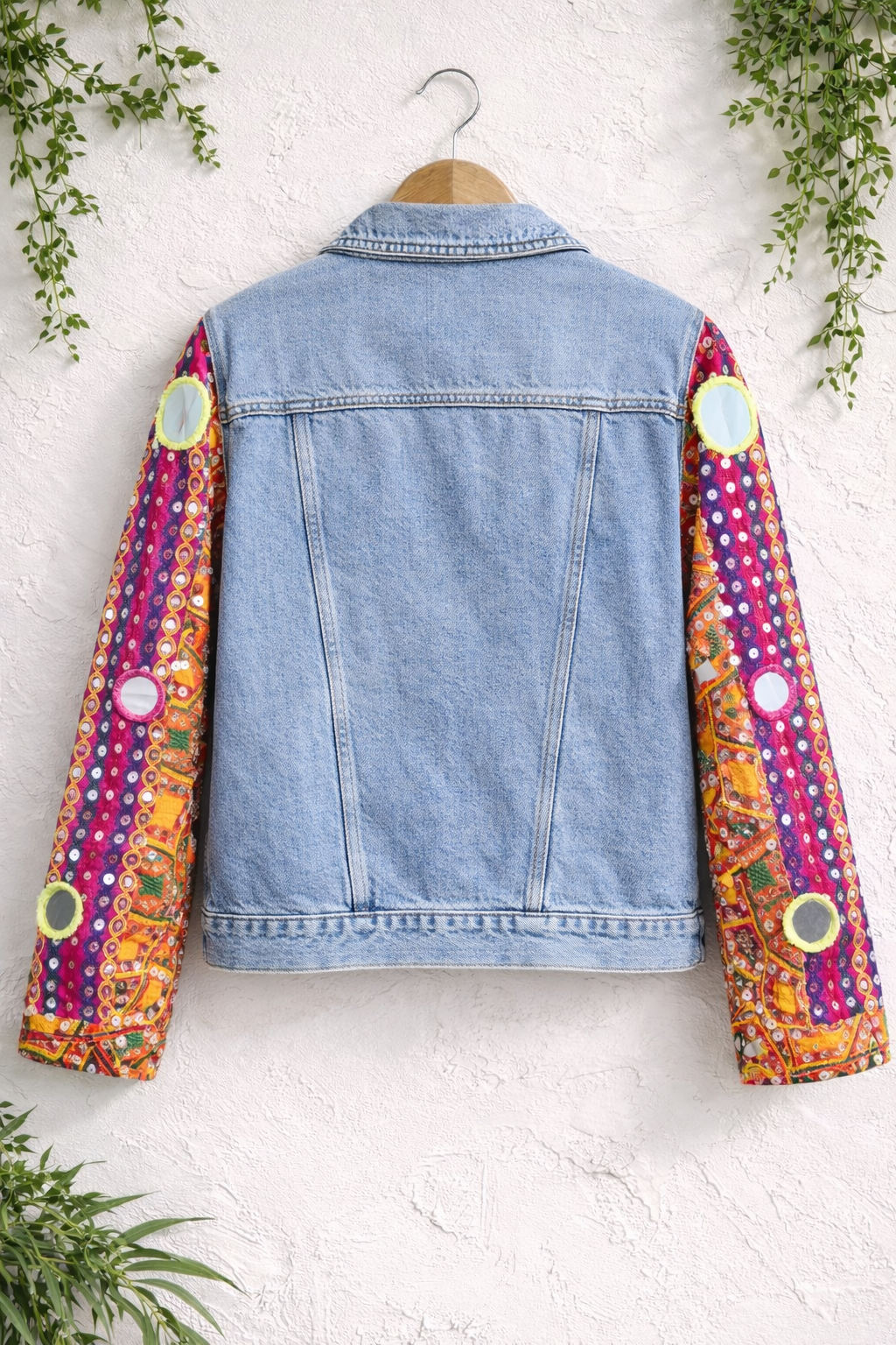 Orange Mirrorwork Banjara Jacket