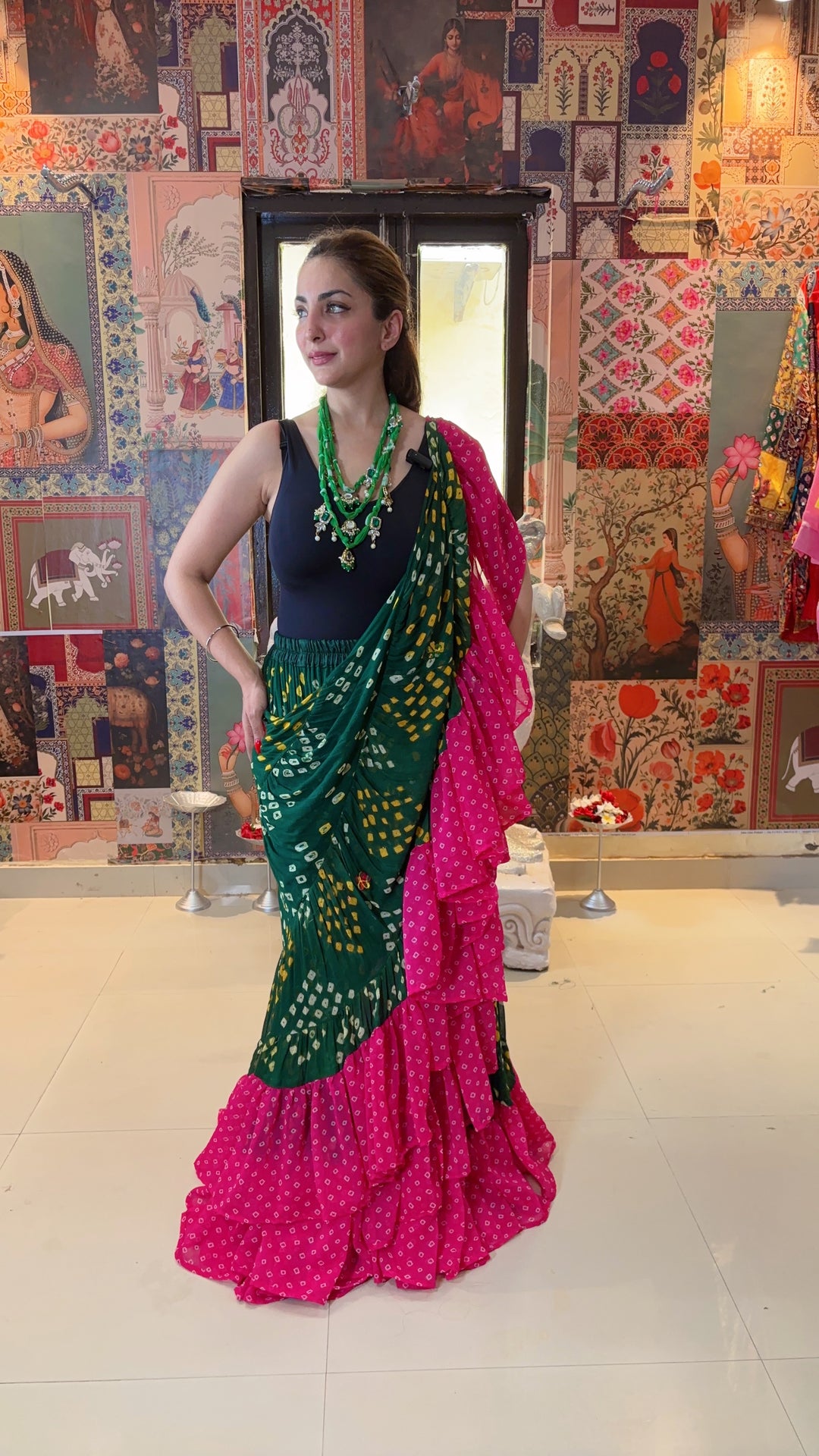 Bloom Bandhani Senirota Skirt