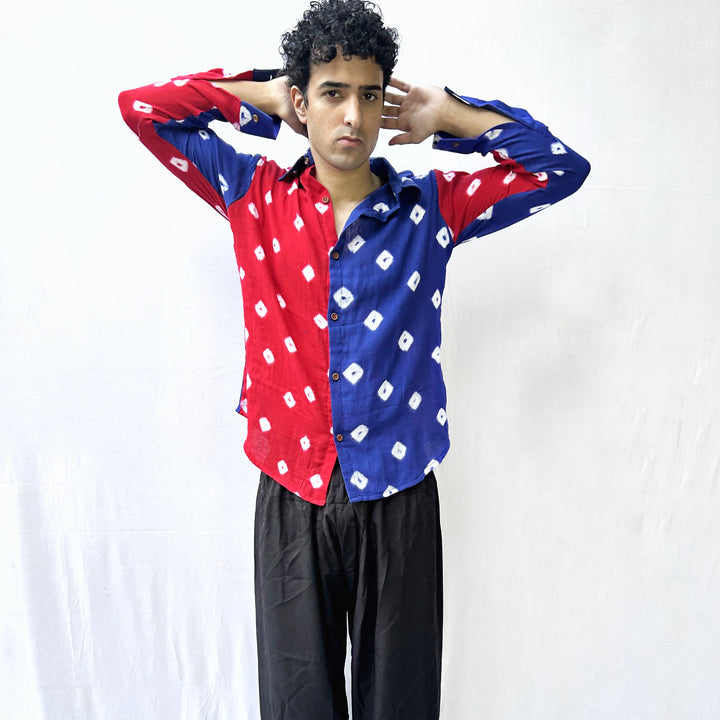 Rangrez Duo Bandhani Shirt