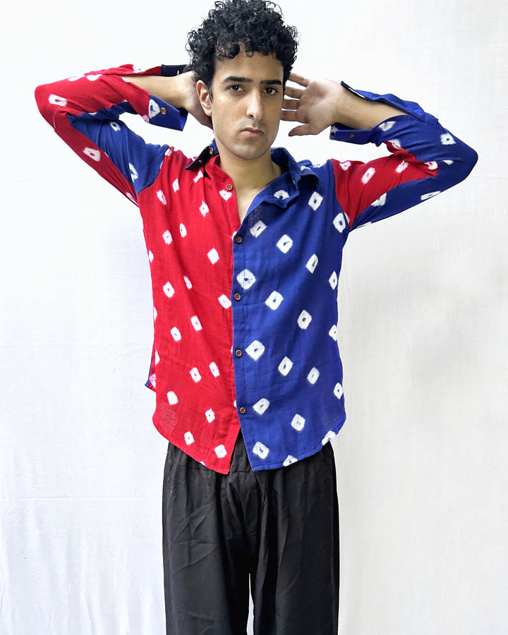 Rangrez Duo Bandhani Shirt