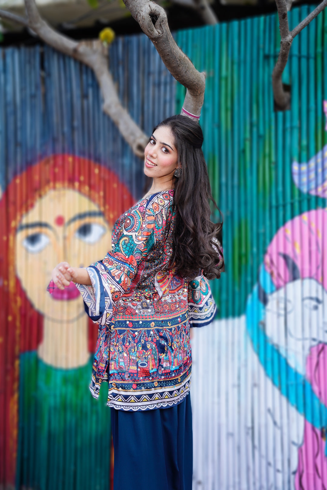 Madhubani-Farshi Set