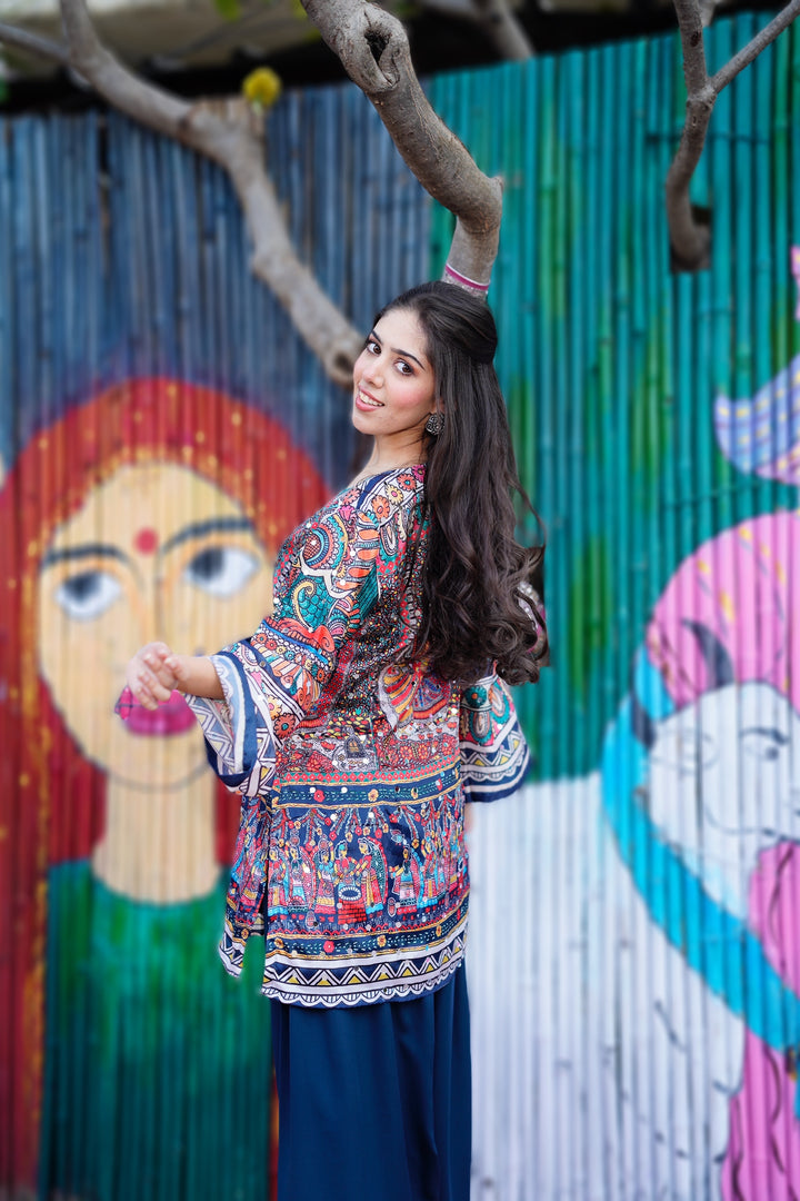 Madhubani-Farshi Set