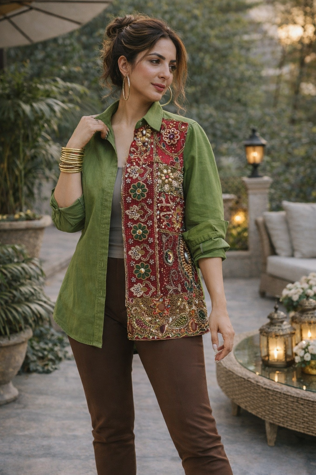 Denim Boho Shacket