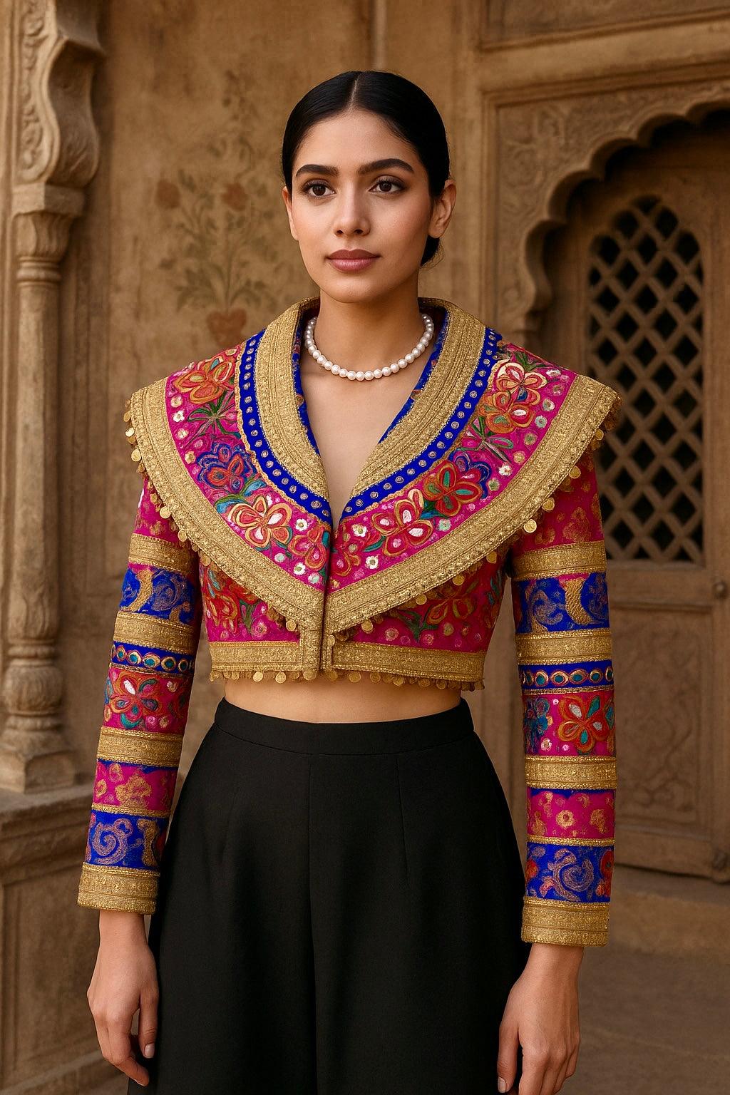 High fashion cropped jacket - banjaratrail