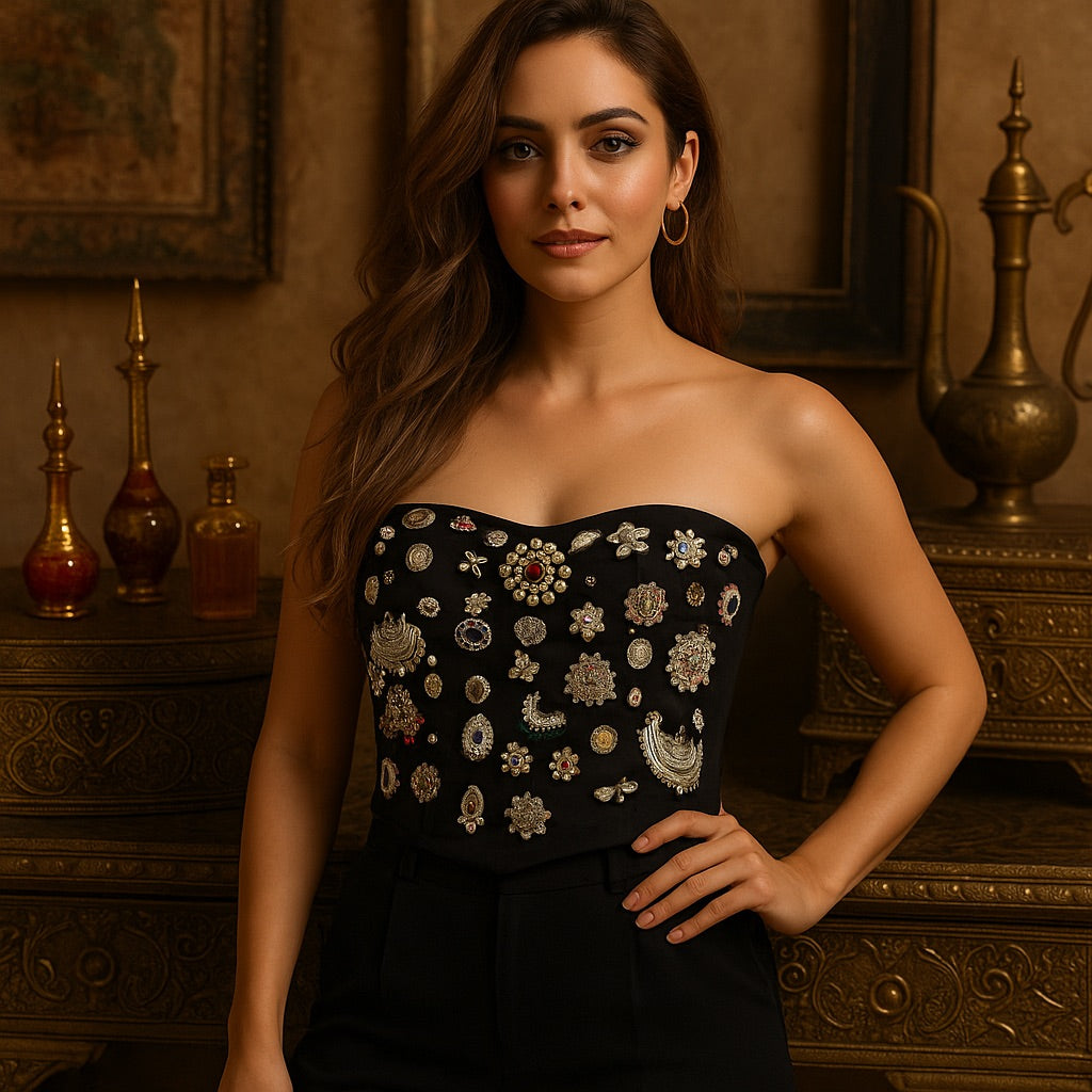 jewel Crest Corset