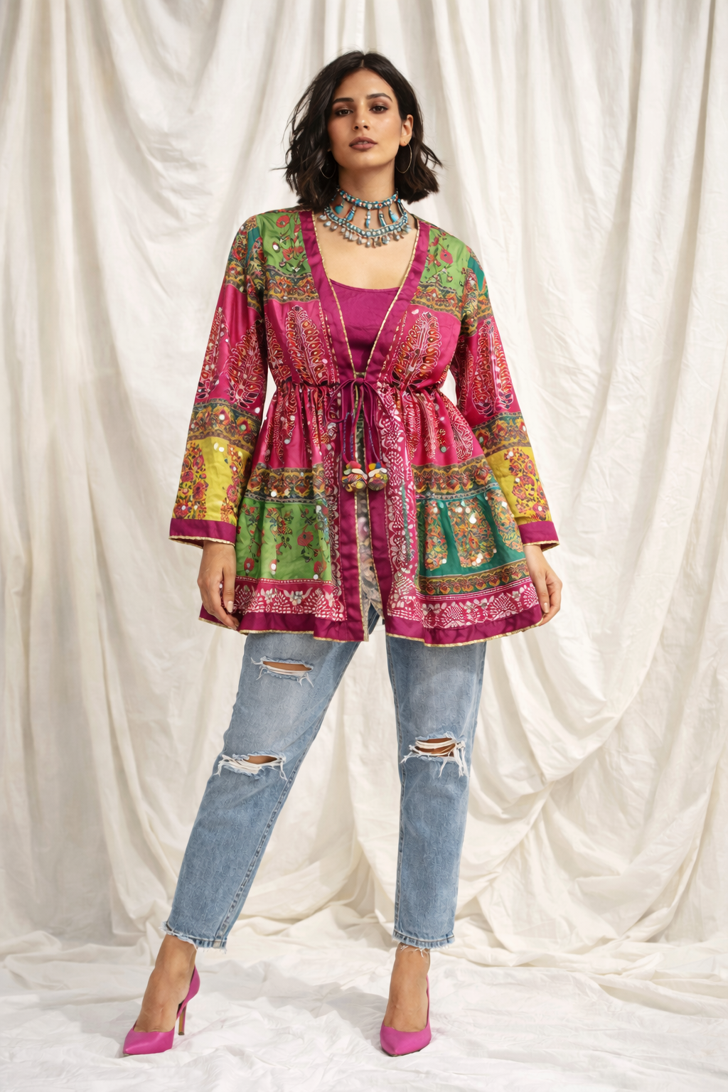 Boheme Rouge Peplum