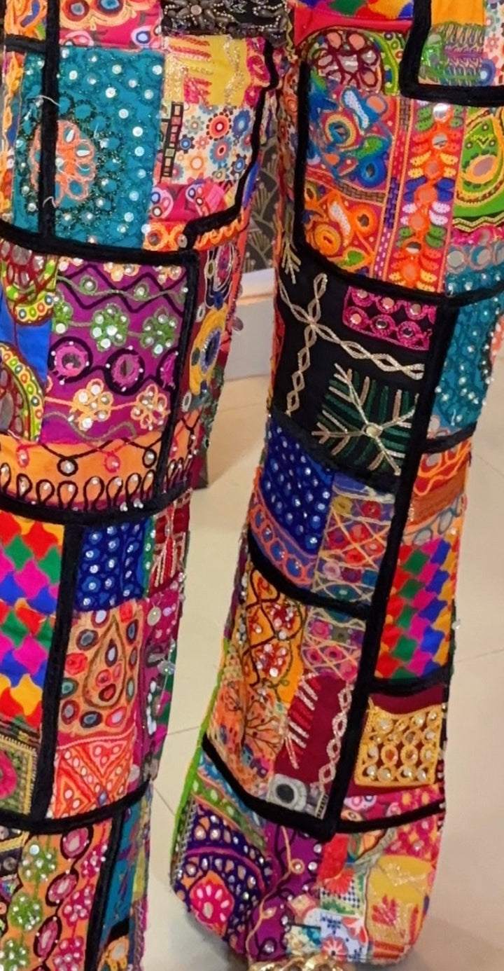 Banjara Kaleido Patchwork Flared Pants