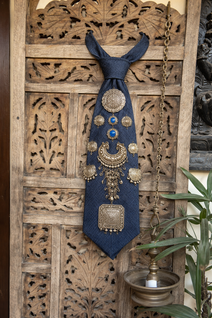 Afghani Denim Tie