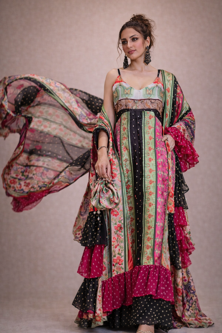 Feriha Ruffle Dress Set