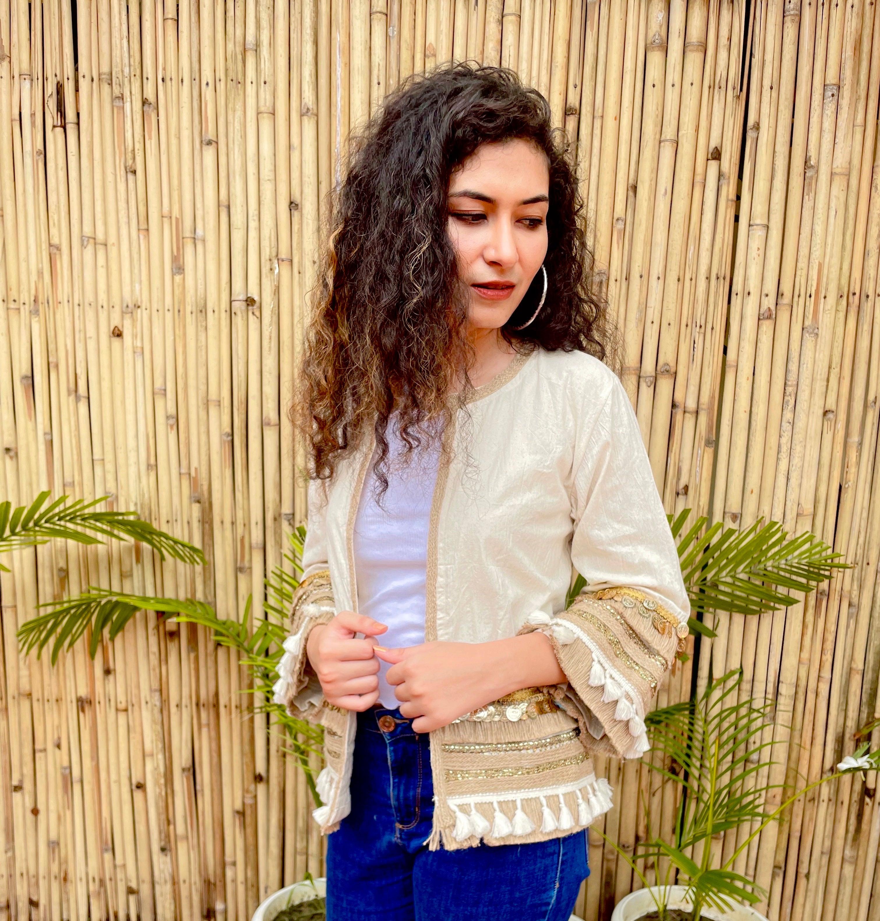 Timeless Neutral Boho Jacket - banjaratrail