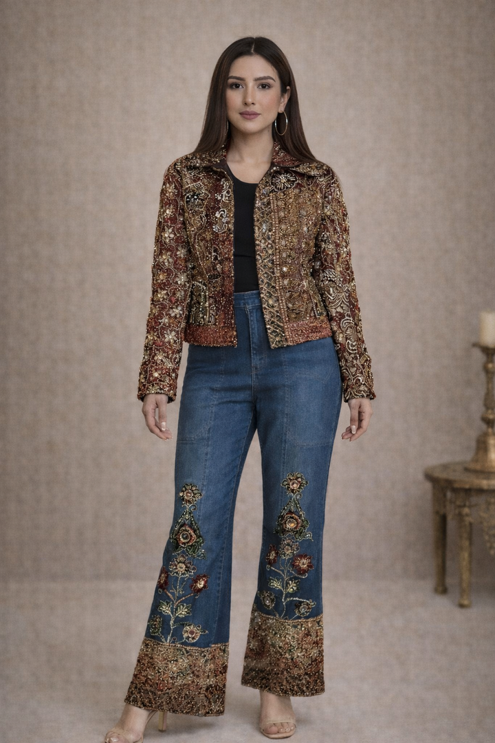 Heer-Embellished Co-Ord Set