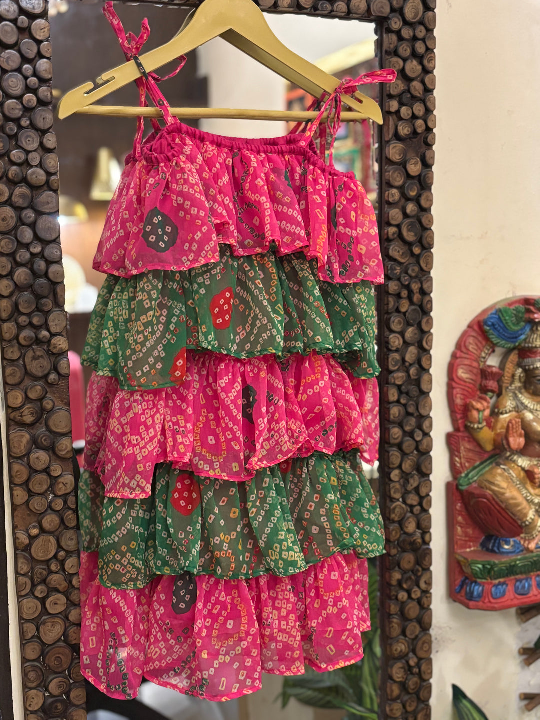 Boho Bulbul - ruffle dress