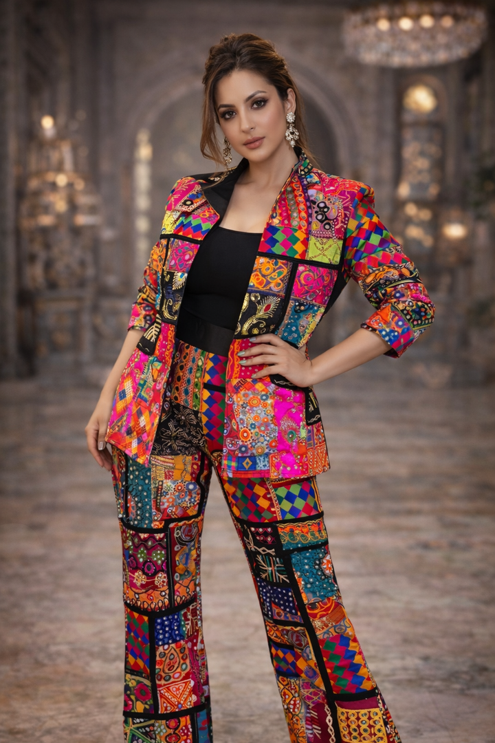 Banjara Blaze Full Patchwork Co-Ord Set