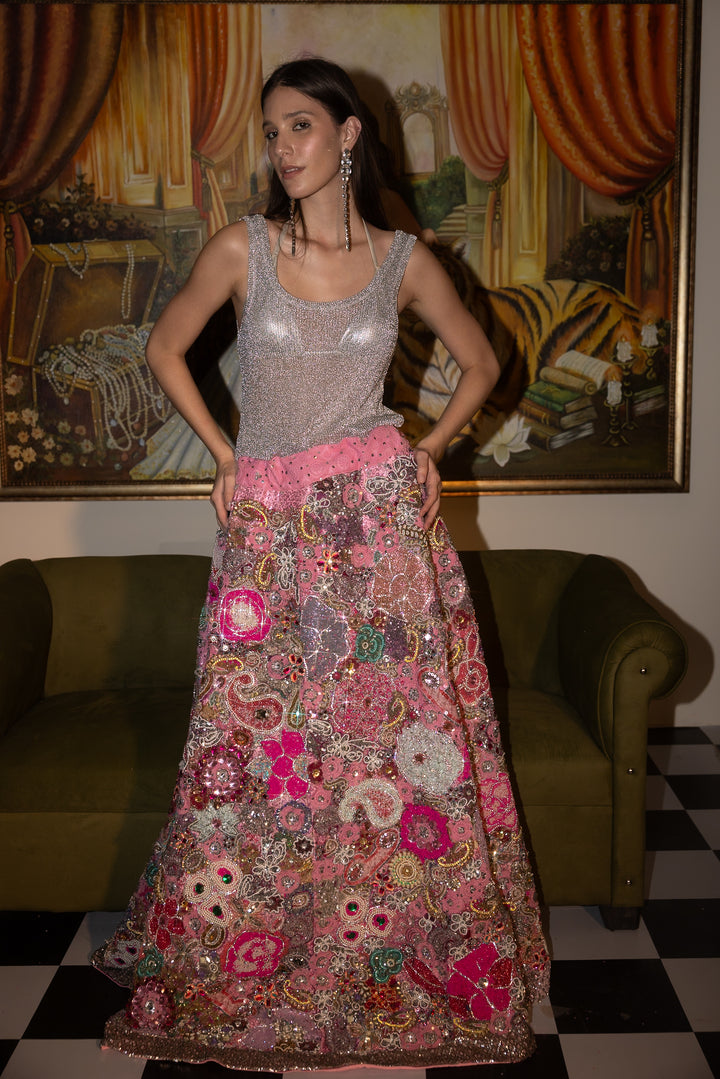 The Gulabi Tapestry skirt