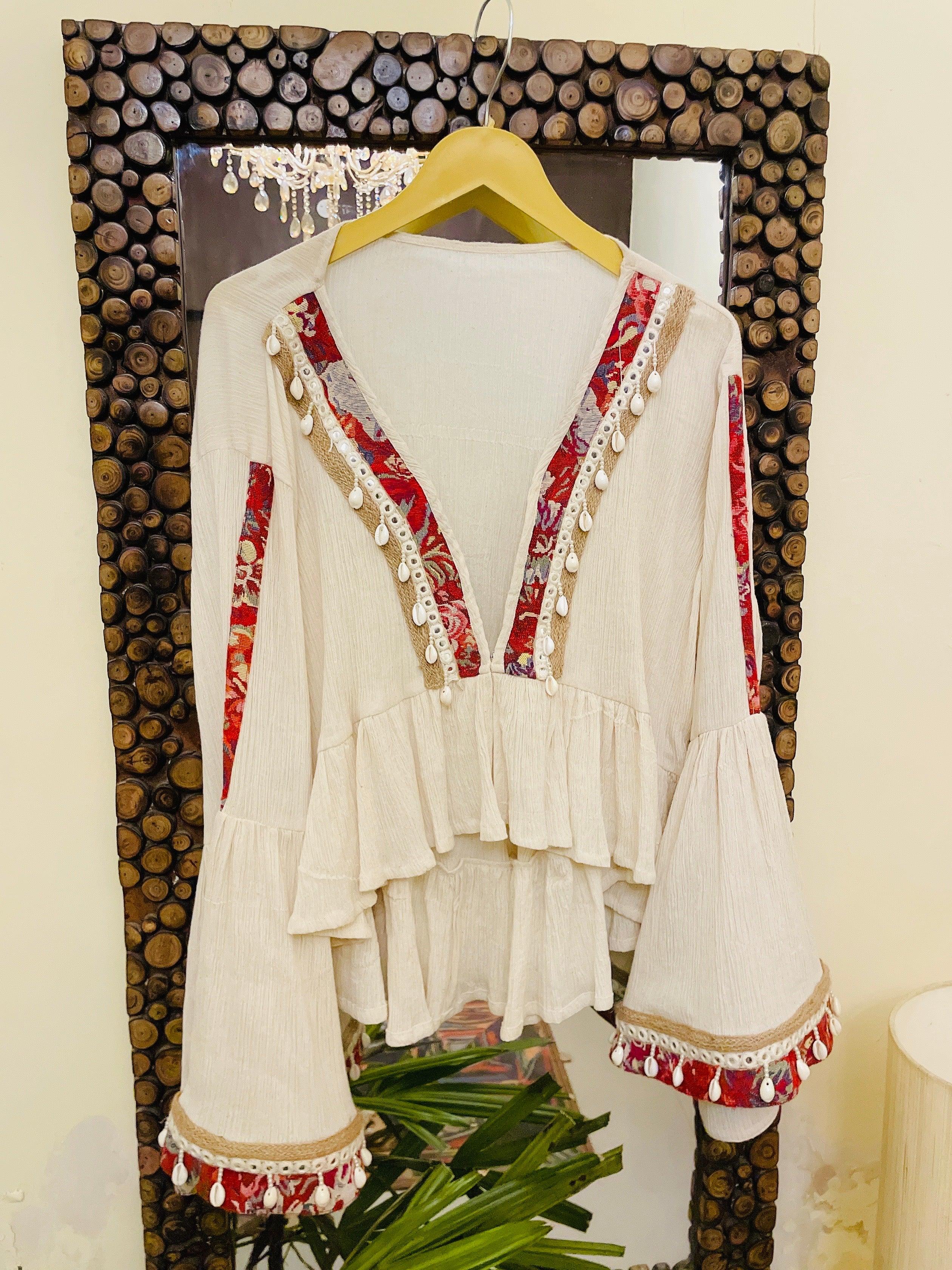 Good Vibes Only Boho Top - banjaratrail