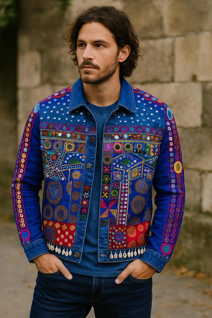 Nilgiri Banjara Patchwork Jacket Men – banjaratrail