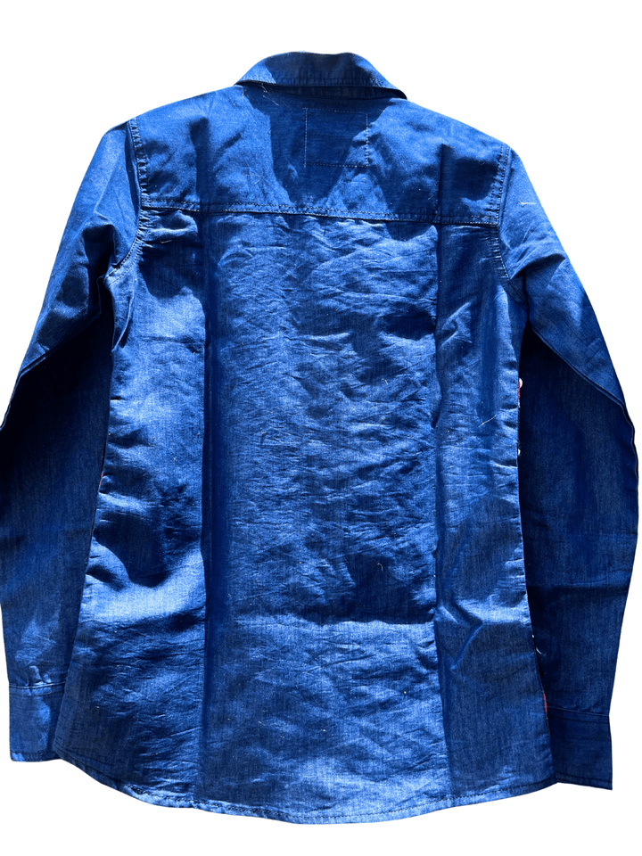 ‘Naaz’- Embellished Denim Shirt - banjaratrail