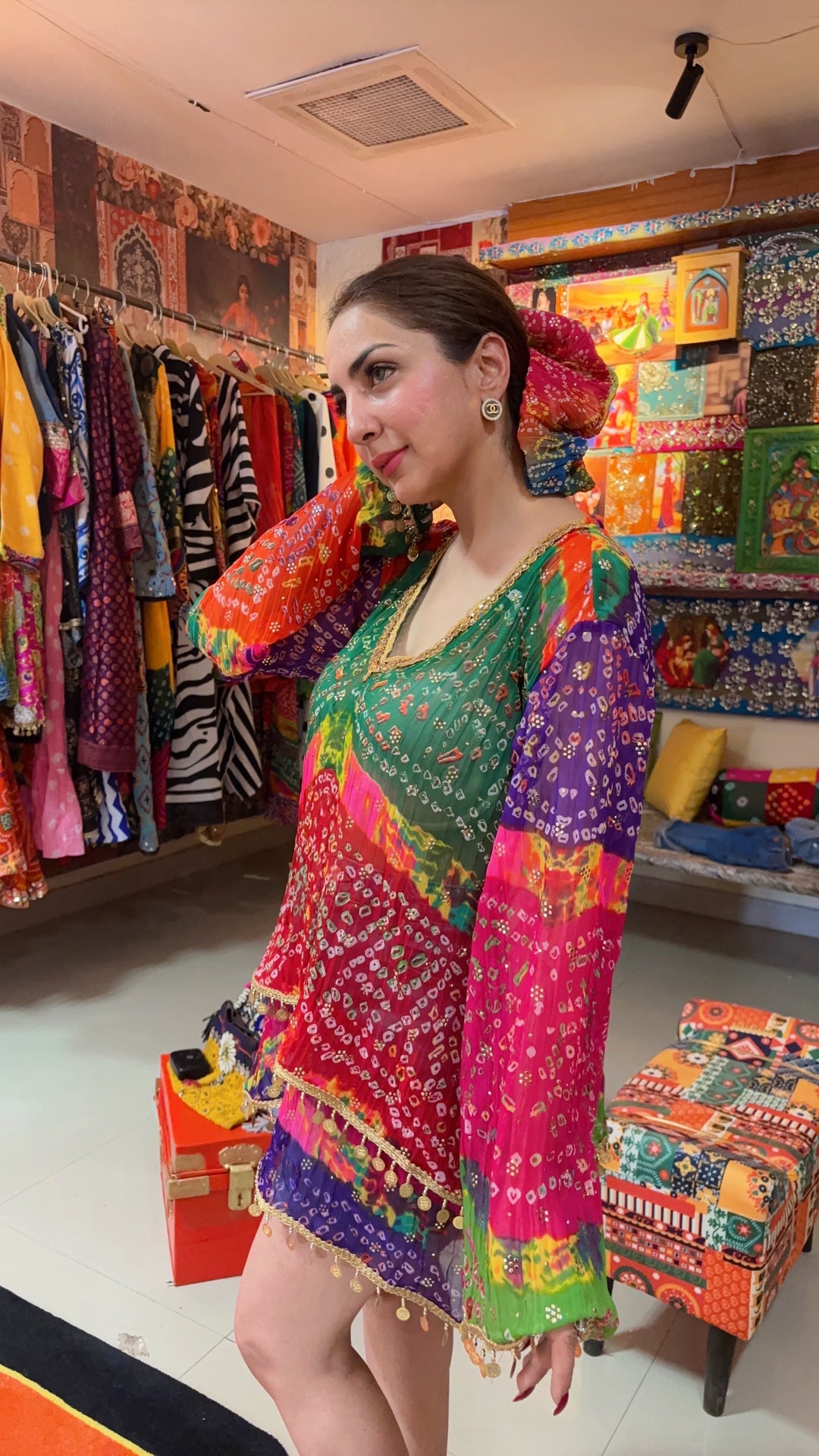 Boho Baagh kurti - banjaratrail
