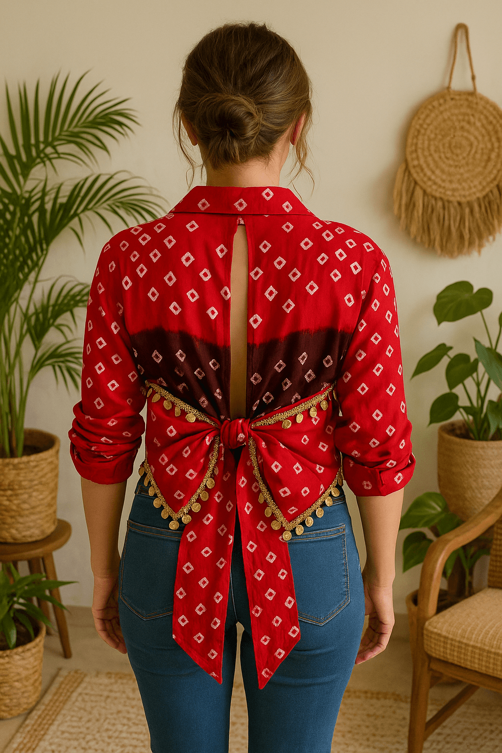 Mastani Bow Shirt - banjaratrail