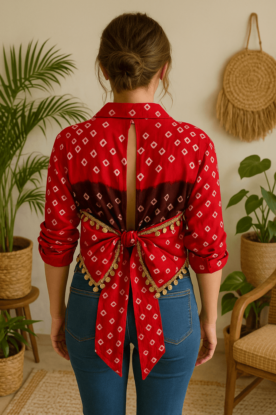 Mastani Bow Shirt - banjaratrail