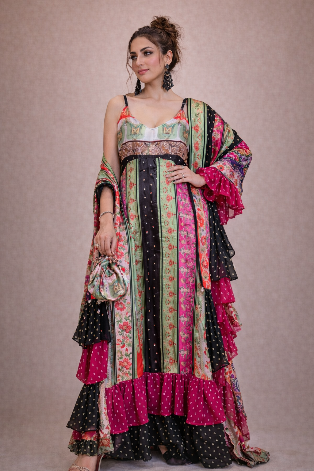 Feriha Ruffle Dress Set