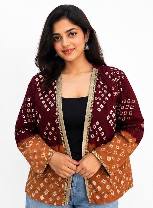Bandhani Sunset Jacket