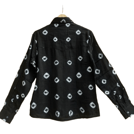 Cotton Bandhini Embellished Shirt - banjaratrail
