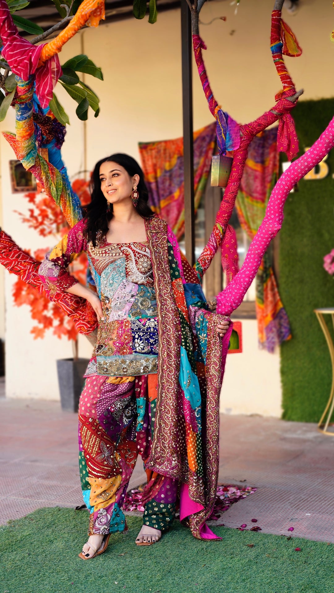 Zubeida Embellished  Suit