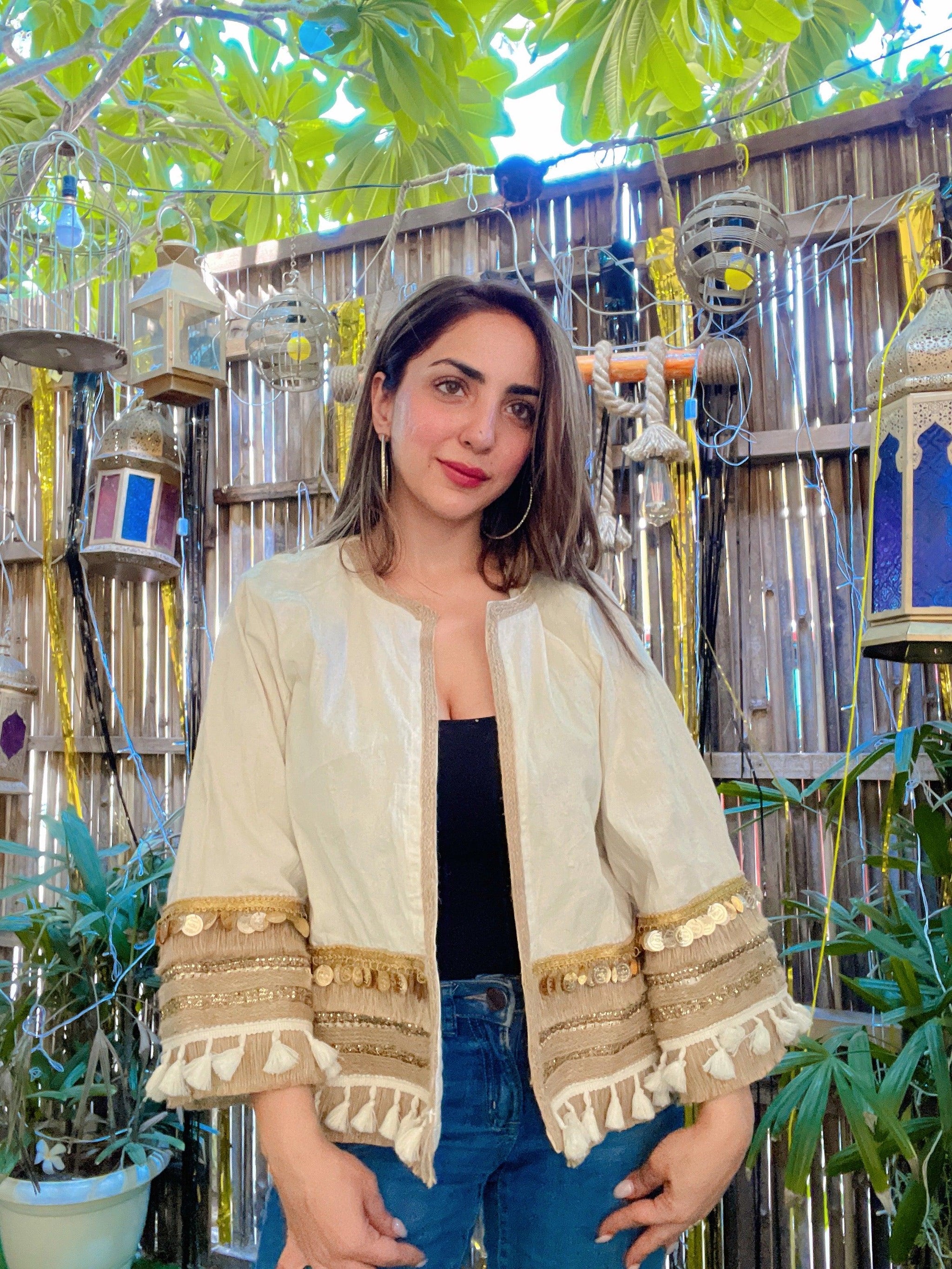 Timeless Neutral Boho Jacket - banjaratrail