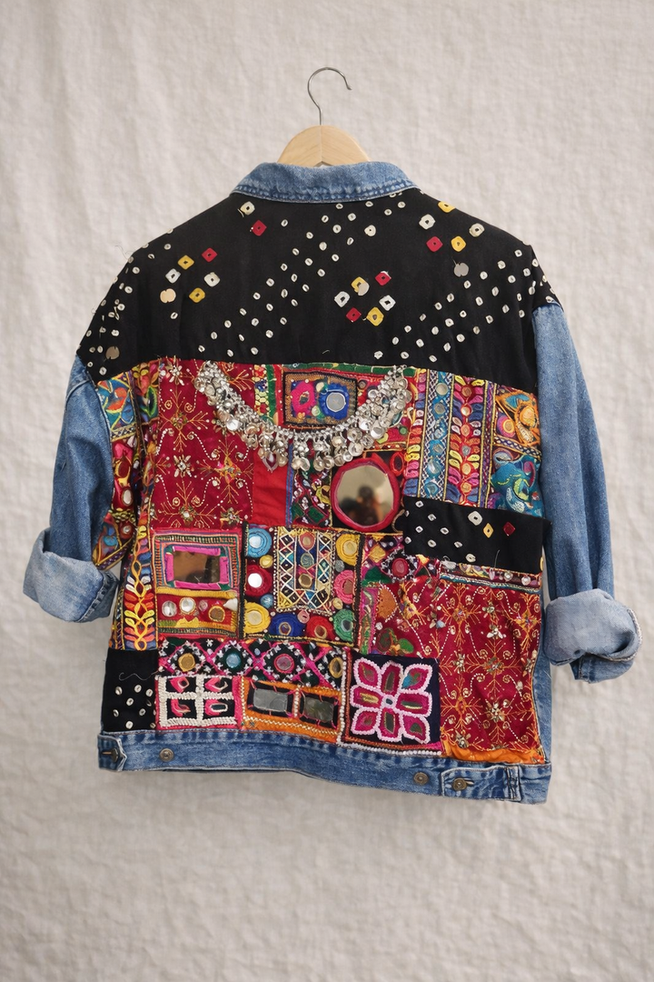 Black Bandhej Jacket