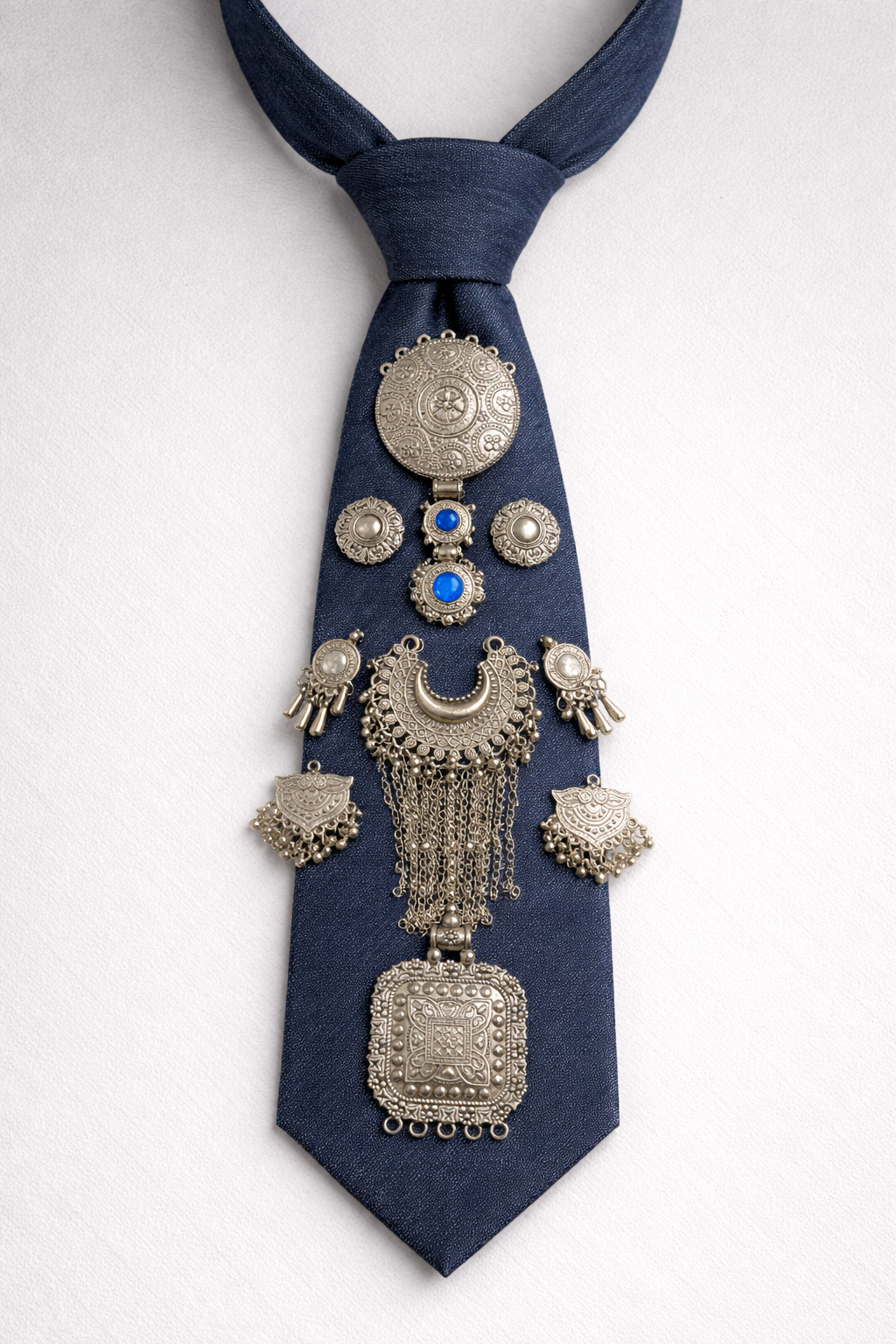 Afghani Denim Tie