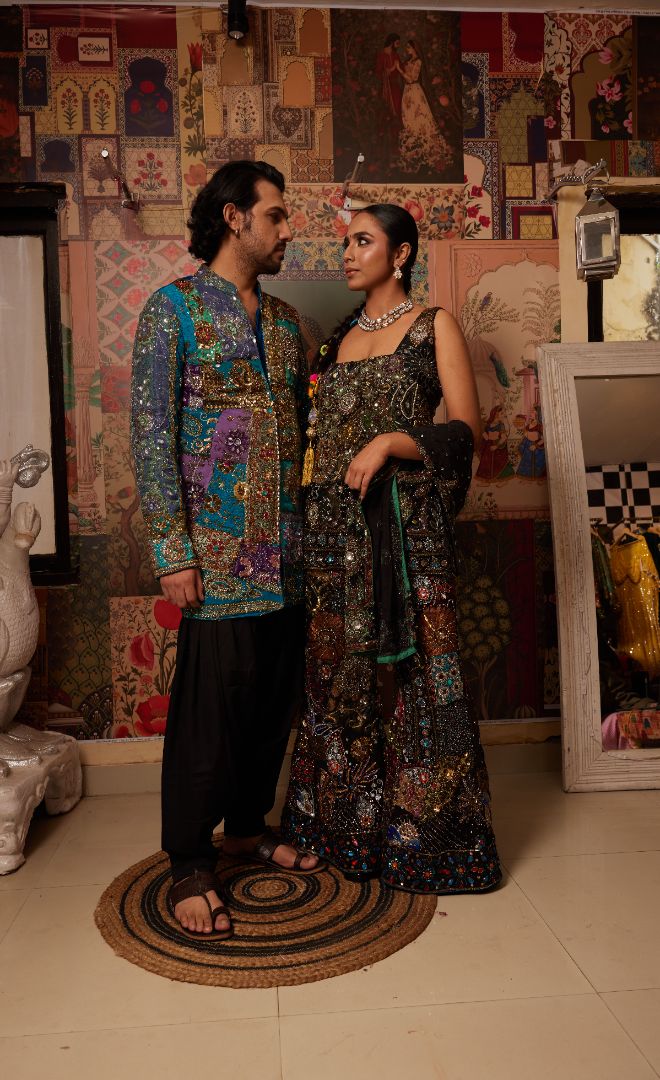 Khwaab Suit Set – Black