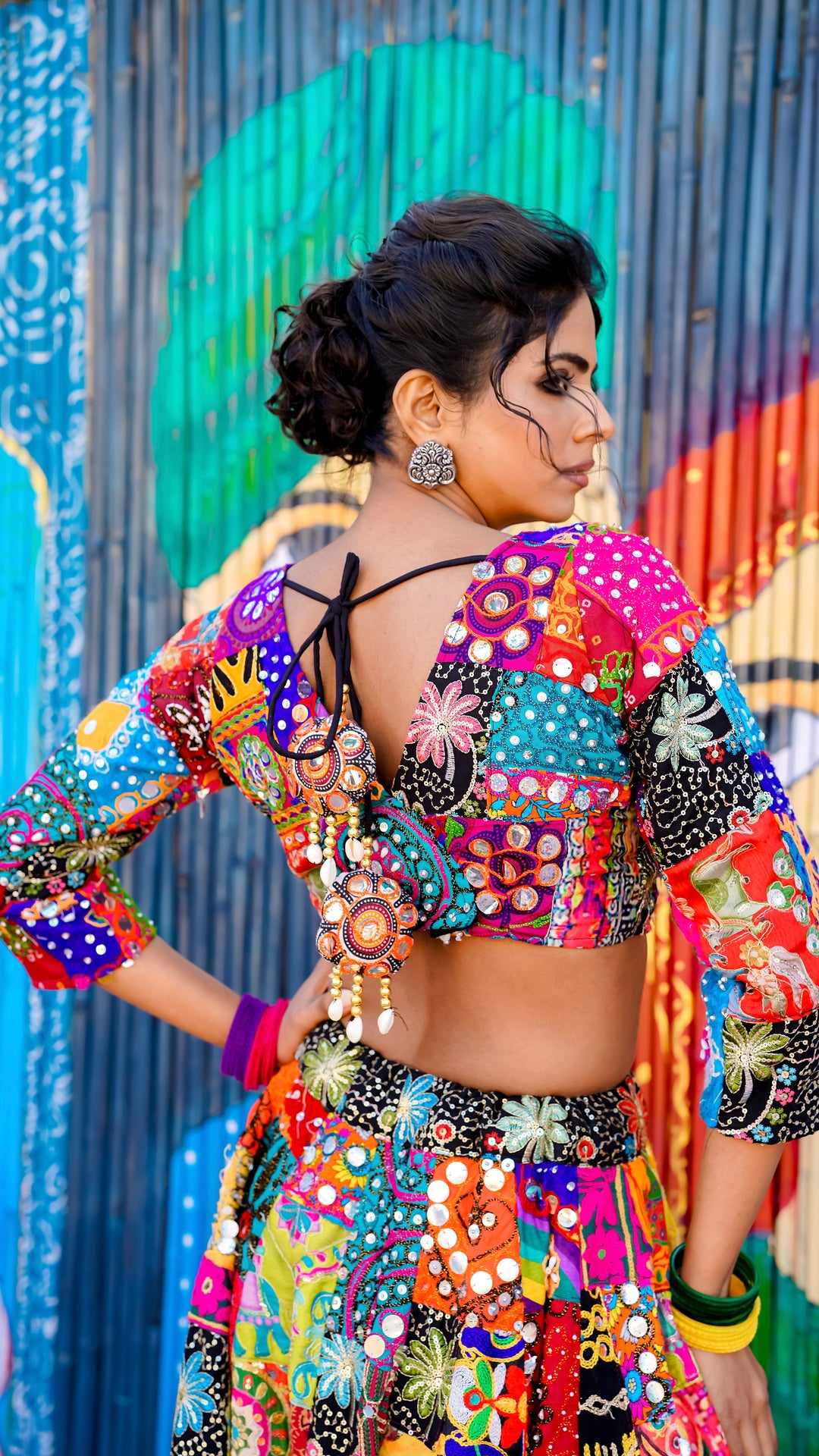 Katha-e-Rang Patchwork Lehenga