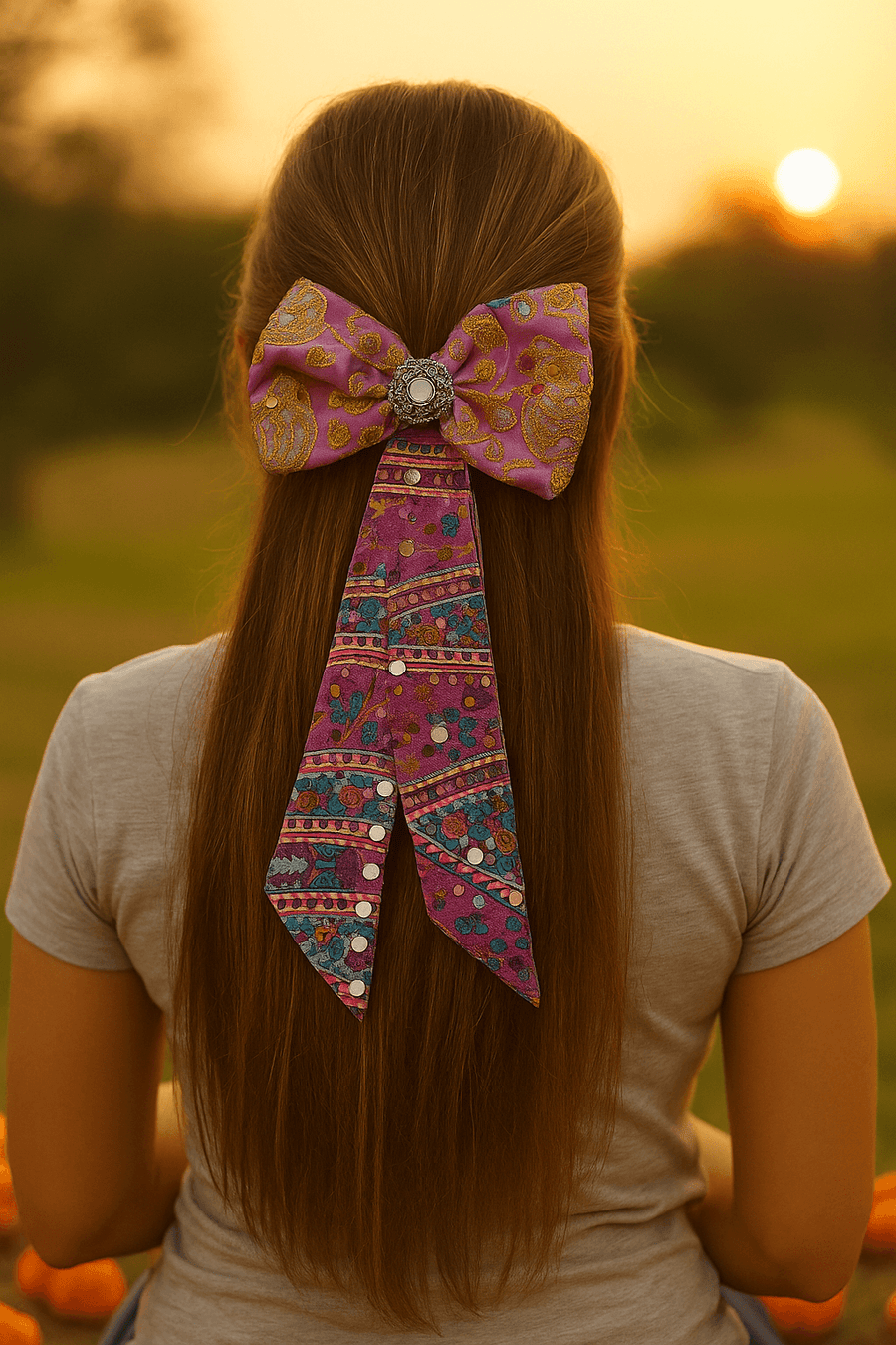 Gulistan Mirror Bow | Purple Folk Edit - banjaratrail