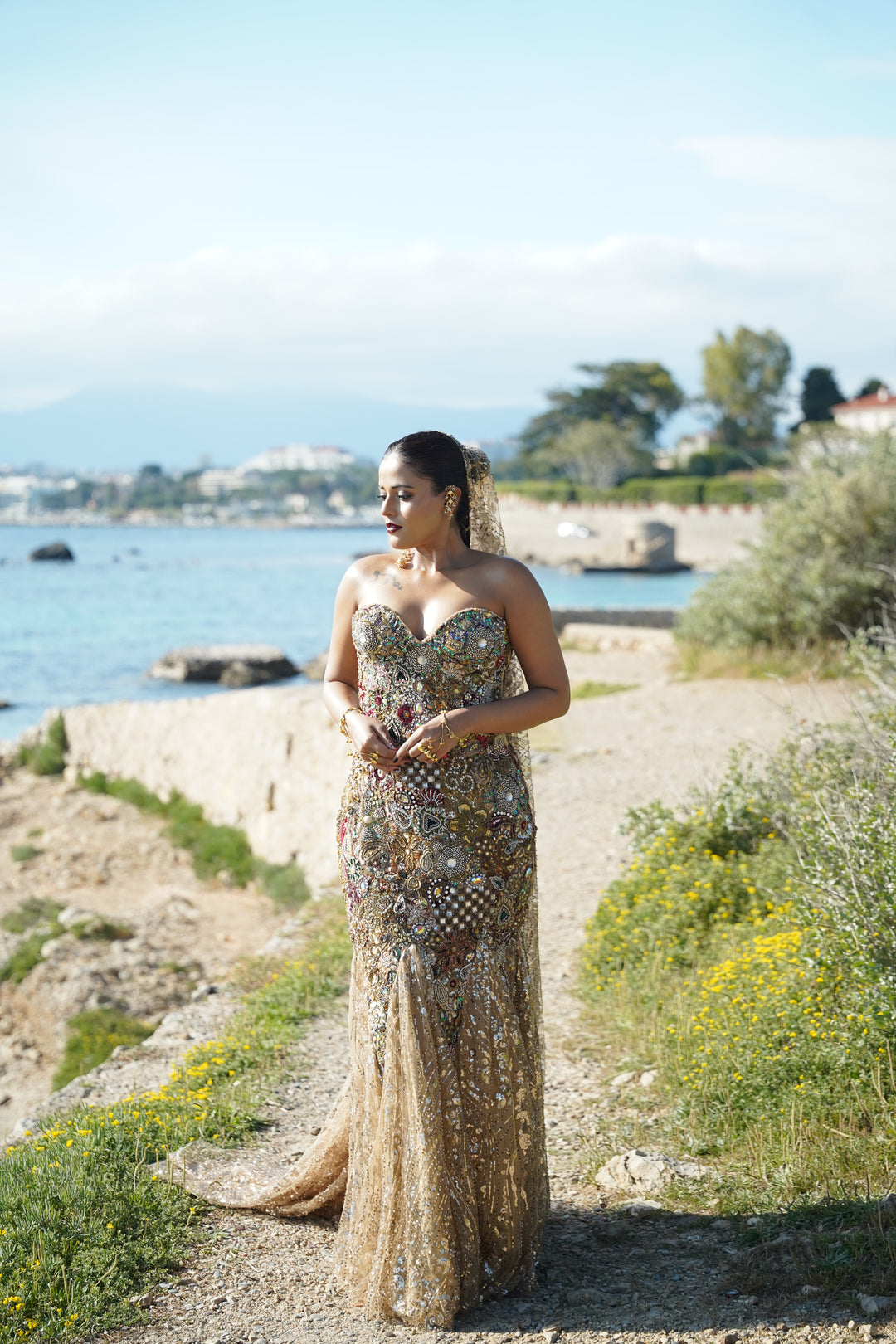 The Maharani Cascade Gown
