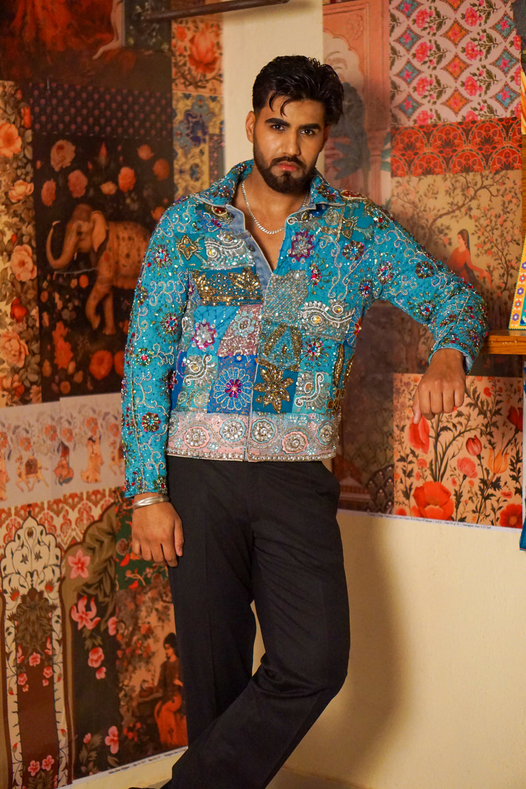 Zar-e-Firoza Regal Embellished  Jacket