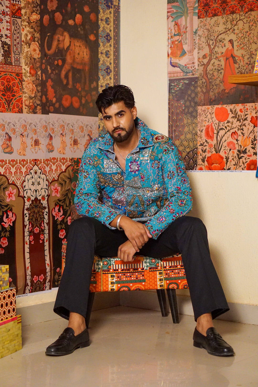 Zar-e-Firoza Regal Embellished  Jacket