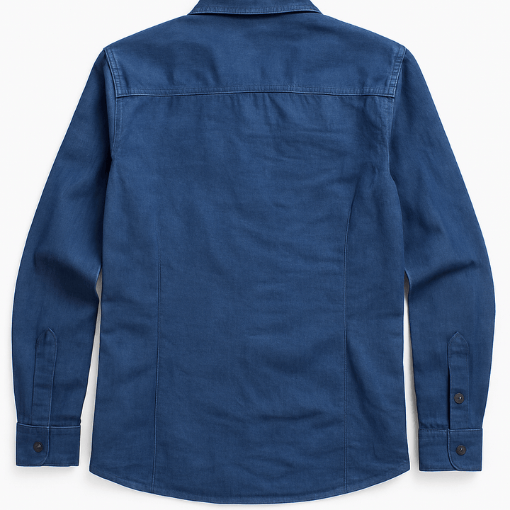 ‘Ameeraha’- Embellished Denim Shirt - banjaratrail