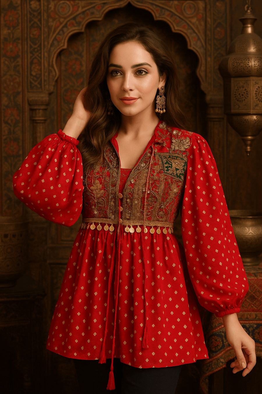 Shimmer Boho Top - banjaratrail