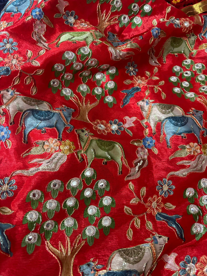 Rudra Raj Hand-Embroidered  Kurta