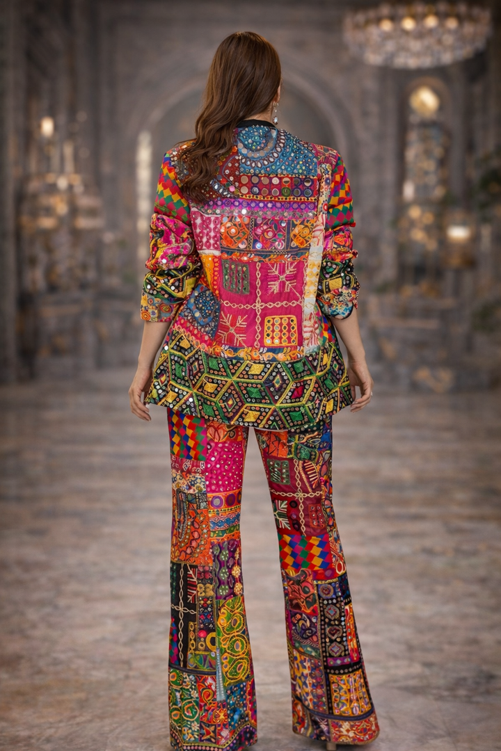 Banjara Blaze Full Patchwork Co-Ord Set