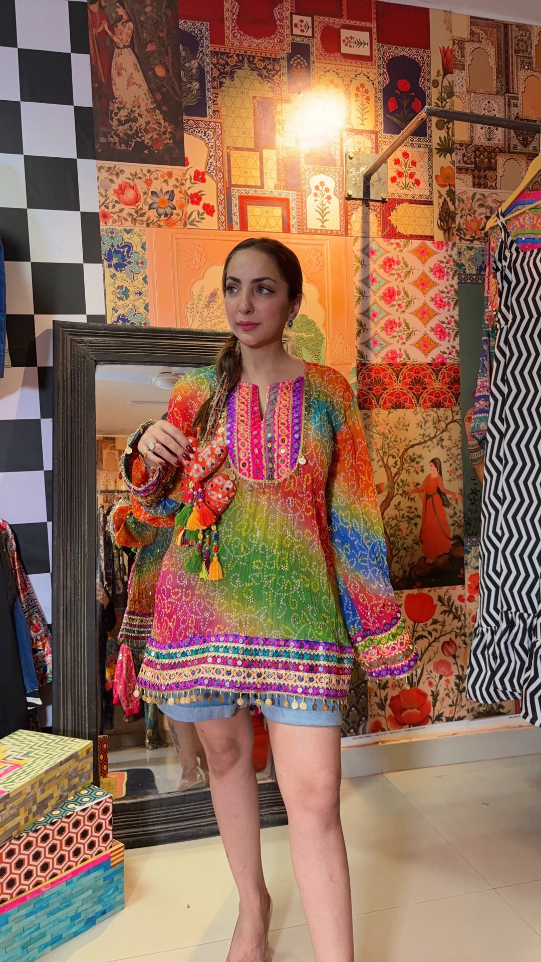 Rang Riwaayat Short dress/kurti - banjaratrail